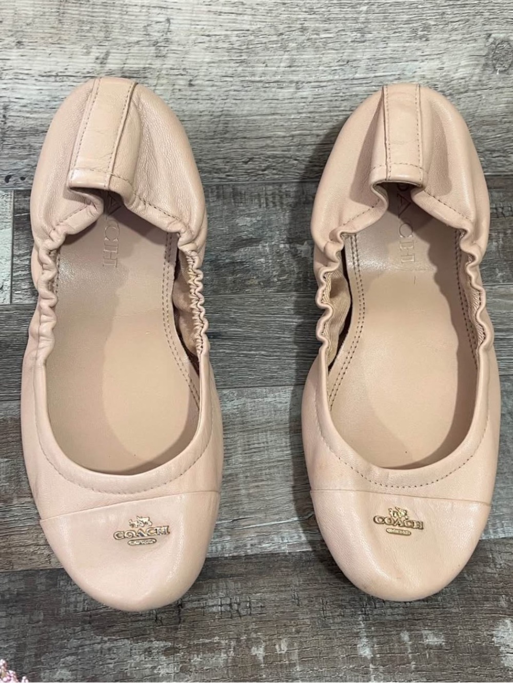 Coach Ballet flats nude/pink size 8